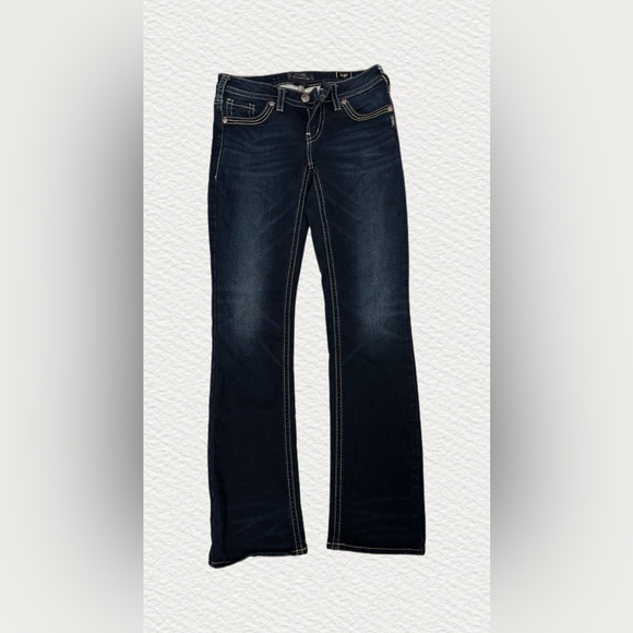 Silver Jeans Aiko Mid Slim Bootcut Jeans - W28/L33 - Picture 2 of 7